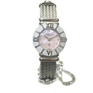Charriol Saint-Tropez 028R Quartz Pink Shell Watch (Wristwatch) for Women